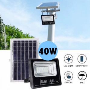 40W High Brightness LED Solar Light Charging IP67 Waterproof Easy to Install High Conversion Solar Panel