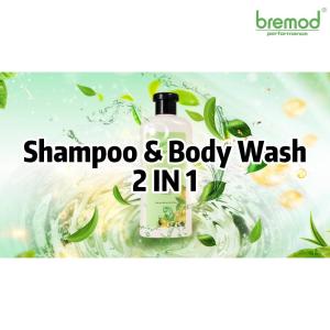 Bremod Tea Tree Oil 2 in 1 Shampoo and Body Wash 400 ml.  BR-X012