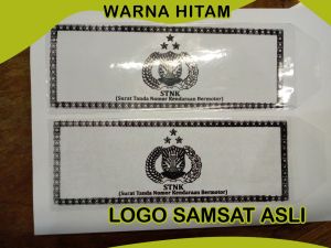 100 Lembar Plastik STNK glod glosiran partai motor mobil truk becak roda tiga plastik pelindung STNK plastik cover 100 Lembar gold