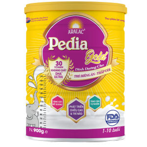 Sữa Bột Aralac Pedia Gold 400 Gram - Giúp trẻ ăn ngon thông minh cao lớn Hấp thu dinh dưỡng tốt