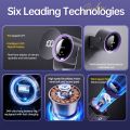 Circulating Fan Wall Mount Desktop 100 Speed High Speed Turbo Silent Fan Desktop Fan USB Digital Display 4000mah Large Capacity. 