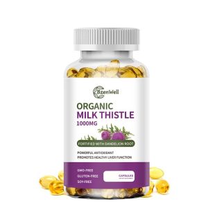 Milk Thistle 1000mg + Dandelion Root - Liver Detox & Glutathione Support (120 Capsules)Mild and effective