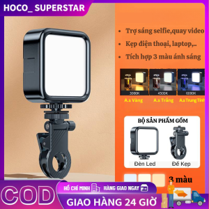 Đèn Led Selfie Hỗ Trợ Ánh Sáng Chụp Ảnh Quay Video Kẹp Lên Điện Thoại Ipad Máy Ảnh