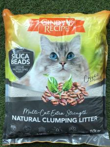 CINDYS RECIPE MULTI-CAT EXTRA STRENGTH NATURAL CLIMPING LITTER 10L-LEMON/COFFEE/GREEN TEA/LAVENDER /APPLE... 8 FLAVOR