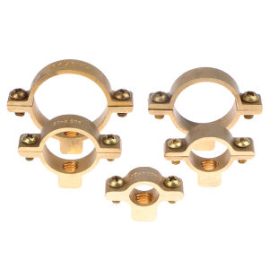 💞【Special price】💖Muya Fit 15 22 28 35 40mm OD Tube Brass M10 Pipe Clamp Bracket Support Hanger Fixed