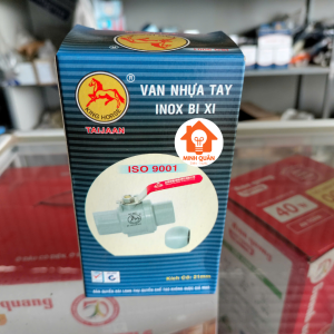 Van cầu xi PVC Van khóa nước Taijaan phi 21 27 34mm