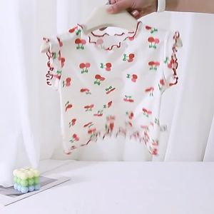 NALA GIRLS SUIT SNI Girls Cloth Set Flutter Sleeve Top + Bottom