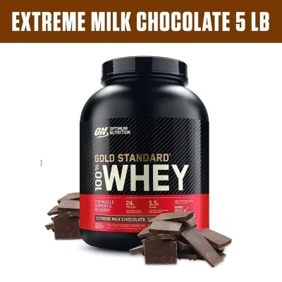Optimum Nutrition Gold Standard Whey Protein 5 Lbs-100% Whey Protein For Perbaikan Otot & Pemulihan Olahraga