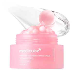 【SG READY STOCK】Medicube Salmon DNA PDRN Pink Collagen Capsule Cream Face Moisturizer | Lightweight Moisturizing Cream | PDRN Niacinamide for Uneven Skin Tone Glow hydration 55g