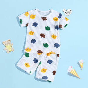 1.1 BIG SALE SETELAN BAJU ANAK BEAR FULL PRINT