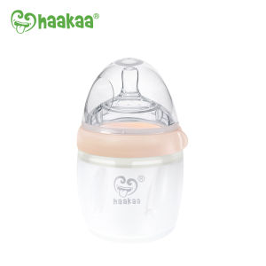 Bình sữa silicone cao cấp Gen.3 Haakaa. Chất liệu cao cấp an toàn. Không chứa BPA PVC và phthalate.