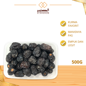 Kurma Ajwa Asli Madinah 500gr - Kurma Azwa Kurma Nabi Original - kurma premium - SHABANI STORE