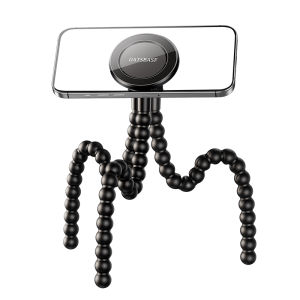 OATSBASF Multifunctional Metal Octopus Magnetic Phone Holder Outdoor Traveling Selfie Stick with Tripod