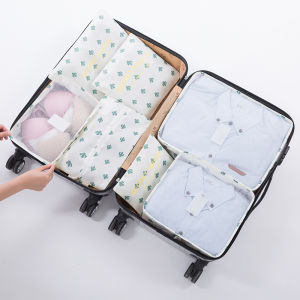 7 In 1 Travel Organizer Storage Bag Waterproof Zip Lock Pouch Luggage Bag Pouch Storage