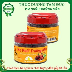 Mơ muối trường niên Quy Nguyên thầy Tuệ Hải hũ 220g - chùa Long Hương