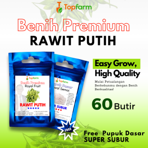 Benih Topfarm / Benih Cabe Rawit Putih / Benih Rawit Putih / Benih Cabe Rawit Putih / Benih Cabe Rawit Bangkok Putih / Benih Cabe Rawit Putih Super Lebat