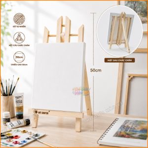 Giá Vẽ Tranh Gỗ Chữ A Lùn MARIE’S 25/30/40/50cm – Giá Đỡ Canvas Mini Để Bàn Kệ Trưng Bày Tranh Tablet Decor