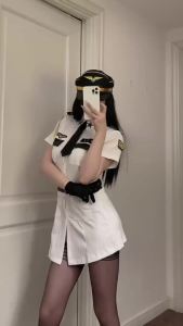 721★ เครื่องแบบตำรวจสาวเซ็กซี่ของ Duti ยั่วยวนชุดชั้นในเซ็กซี่คอสเพลย์แอร์โฮสเตสชุดเซ็กซี่ฟรี 506