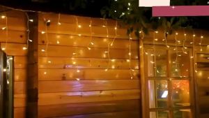 【Ready Stock】2026 New Lampu Raya 4Meter Curtain Lights EU Plug Outdoor Waterproof Decoration String Light Lampu Hiasan