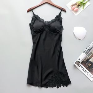 Violet Lingerie Dress Renda Baju Tidur Musim Panas Menggoda Lembut Impor 1053