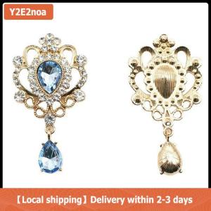 【Local shipping】 32x60 mét cho vá Rhinestone nút tóc manualidades phụ kiện DIY phẳng trở lại Trâm trang sức phụ kiện