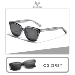 Gentle Fawn Kacamata Sunglasses Polarized Anti Silau Bentuk Kotak Semi Cat Eye Bahan TR90+Aceate Kuat Kokoh GF 5625