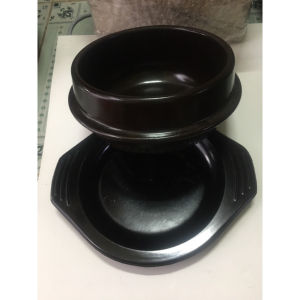 Bộ nồi / thố đất Donghwa 11 cm - 450 ml dùng làm thố trứng hấp có đế / không đế