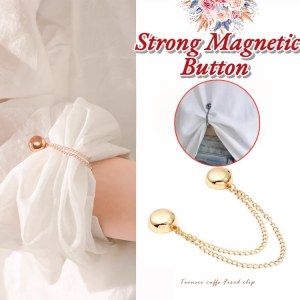 Shirt Sleeve Fixing Buckle Magnetic Buckle Sleeve Long and Short Sleeve Handy Gadget Anti-Slip and Anti-Drop Sewing Free Strong Magnetic Button