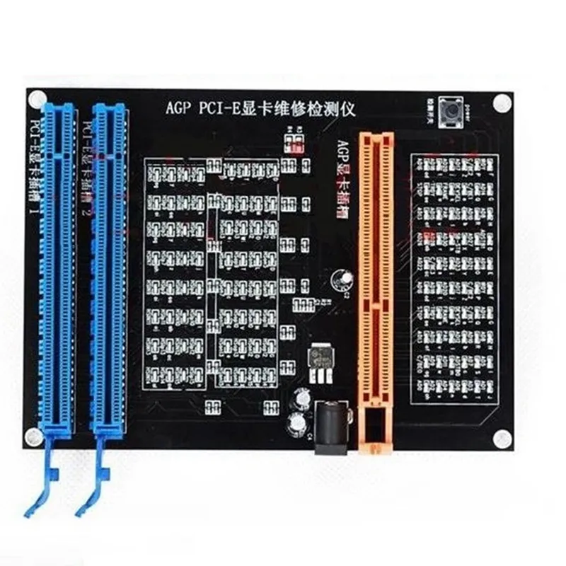 AGP PCI-E X16 Dual-Purpose Socket Tester Display Image Video Card