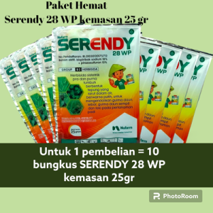 PAKET Herbisida  Serendy 28WP kemasan 25gr isi 10bungkus