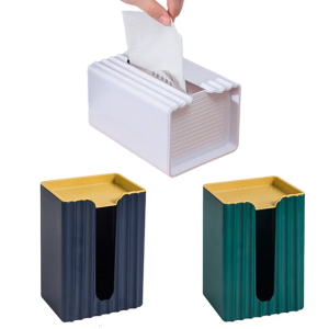 Wall Mounted Tissue Box Living Room Paper Napkin Organizer Kitchen Bathroom Toilet Paper Holder