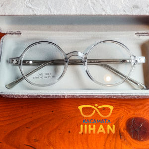 oio Kacamata Bulat Lentur Minus plus lensa antiradiasi blueray photochromik/potokromik