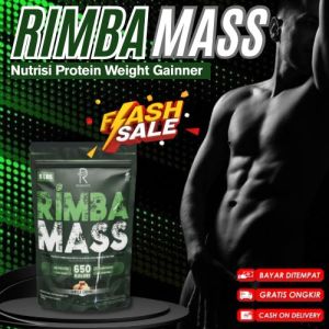 RIMBA MASS RIMBALIFE Susu Bulking Tinggi Protein Weight Gainner Penggemuk Badan Penambah Masa Otot