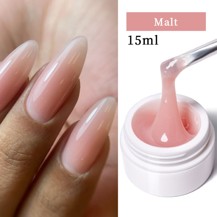 Polygel Clear 2 oz - Acrigel for nails – Pink Mask