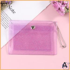 Follow Get More【Metonna】 1Pc Womens Credit Card Holder Wallet Transparent Waterproof PVC ID Card Wallet