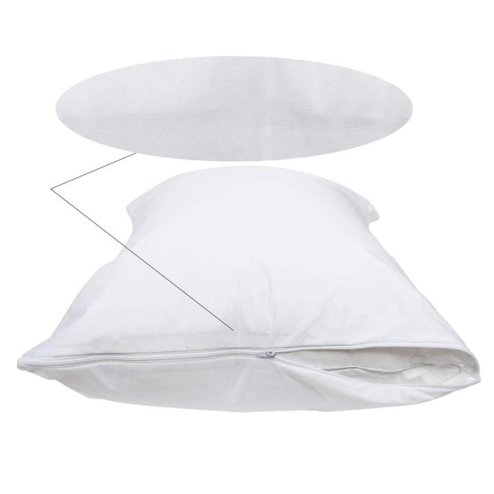 Waterproof%20Pillow%20Protector%202%20Packs%20Hotel%20Home%20Bed%20Pillowcase%2050x70cm%20Washable%20Bolster%20Protector%20-%20Image%205
