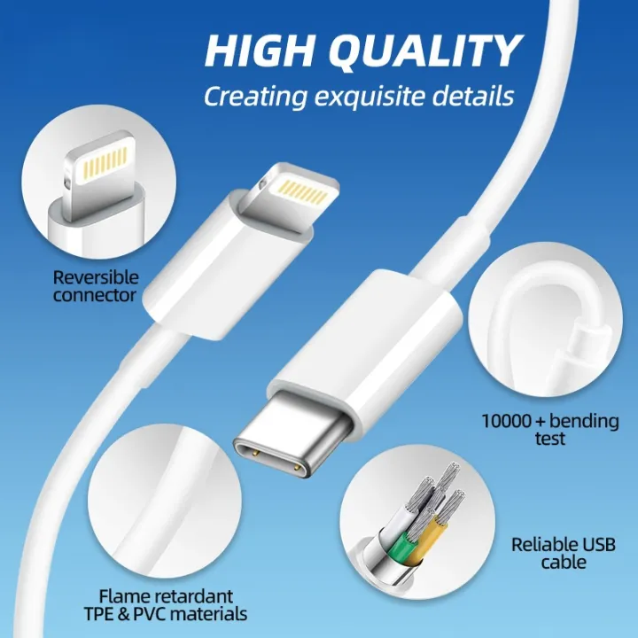 KUGOO%20original%20PD20W%20iphone%20usb%20type%20c%20charger%20fast%20charger%20data%20cable%20apply%20to%20apple%2012/13/14/15/15pro/16%20ipad%20genuine%20Power%20Adaptor%20With%20QC%203.0%20Type-C%20to%20Lighting%20Cable%20Set%20Fast%20Charging%20Head%20Plug%205%20years%20warranty%20-%20Image%209