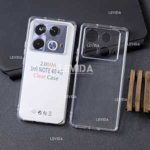 Case Infinix Note 40 Infinix Note 40 Pro Premium Softcase Clear 2.0mm Case Bening Infinix Note 40 Infinix Note 40 Pro