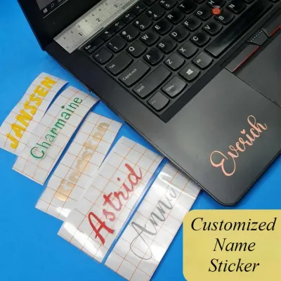 1 PCS Personalized Name Sticker Customized Waterproof Sticker LOGO Sticker 3D Custom Label for Bottle Bike Bicycle Car Laptop