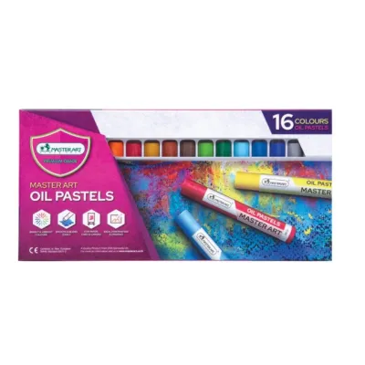 Master Art สีชอล์คน้ำมัน สีชอล์ค ขนาด 12 16 25 สี ระบายน้ำได้ มาสเตอร์ อาร์ท 1 กล่อง