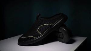 MenS Summer Half-Slippers Large Size 45 Trendy Mesh Slip-Ons MenS Backless 46 Closed-Toe Beach Sandals 47 48