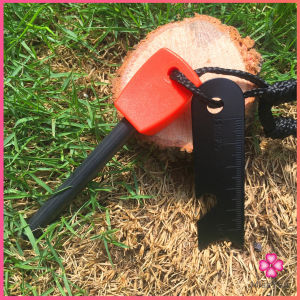 Missyou แท่งจุดไฟแม็กนิเซียม สำหรับเดินป่า แบบพกพา Fire Starter Survival Tool