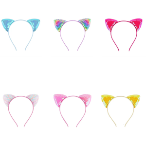 Creative Cats Ear Hair Accessory With Sequins Hairpieces Party Headpieces Costume Accesories For Fun And Unique Style