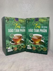 Hộp 40 gói trà xạ đen xáo tam phân Bảo Khang hỗ trợ tăng cường chức năng gan tiêu u đau nhức xương khớp