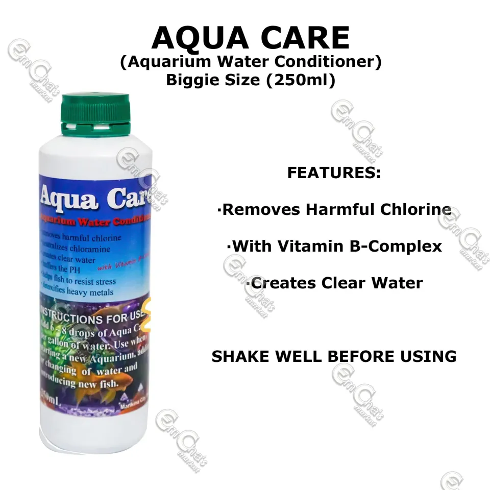 Aqua Care Biggie Sized 250ml by JTC Water Conditioner fmed Aquarium Treatment Aquarium Water Conditioner Lazada PH