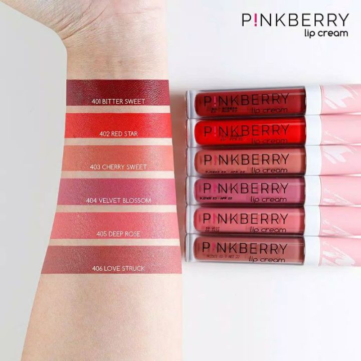 Lipcream Pink Berry Lip Cream Lipcream Pink Berry Creamy Satin Lip Cream Long Wear Transferproof Lipstick Color 401 405 404 Lipstick Benefit Moisturizing Lazada Lazada Indonesia