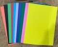 COLORED PAPER, 250'S PER REAMS rondom Brand (SHORT). 