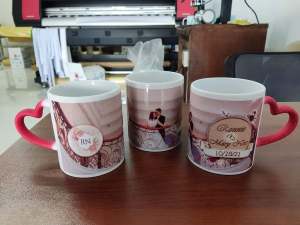 CUSTOMIZE PERSONALIZE MUGS / MAGIC MUGS FOR SOUVENIR OR GIFT (WEDDING BIRTHDAY BAPTISMAL ETC)