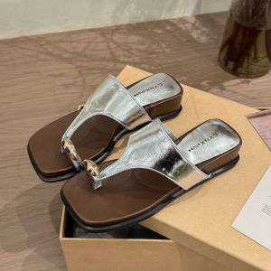 [Free Shipping] Thick-Soled Wedge Flip-Flops For Women Summer Outdoor Wear 2026 New Model Suitable For Pairing With Skirts Beach Sandals