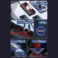 BESTIT Universal Car Inverter 200W High Power DC 12V/24V To 220V Car Converter Socket Portable Multifunction Automotive Charger Inverter. 